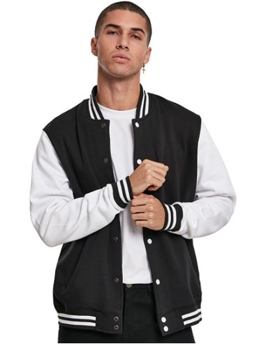 B-BY015-Sweat College Jacket